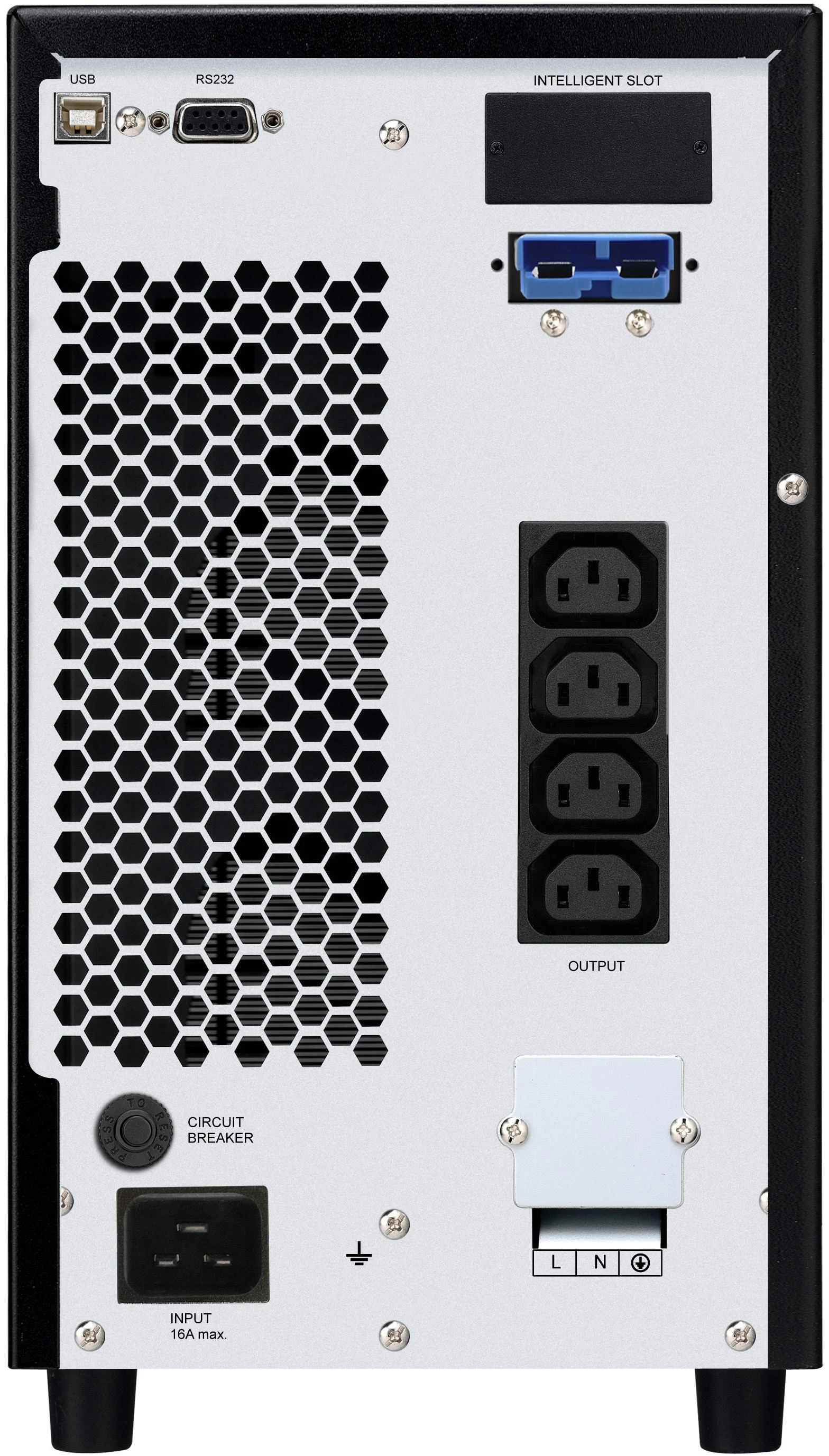 POWERWALK VFI 3000 C LCD Power Walker UPS On-Line 3000VA, 4x IEC, USB/RS-232, LCD, Tower