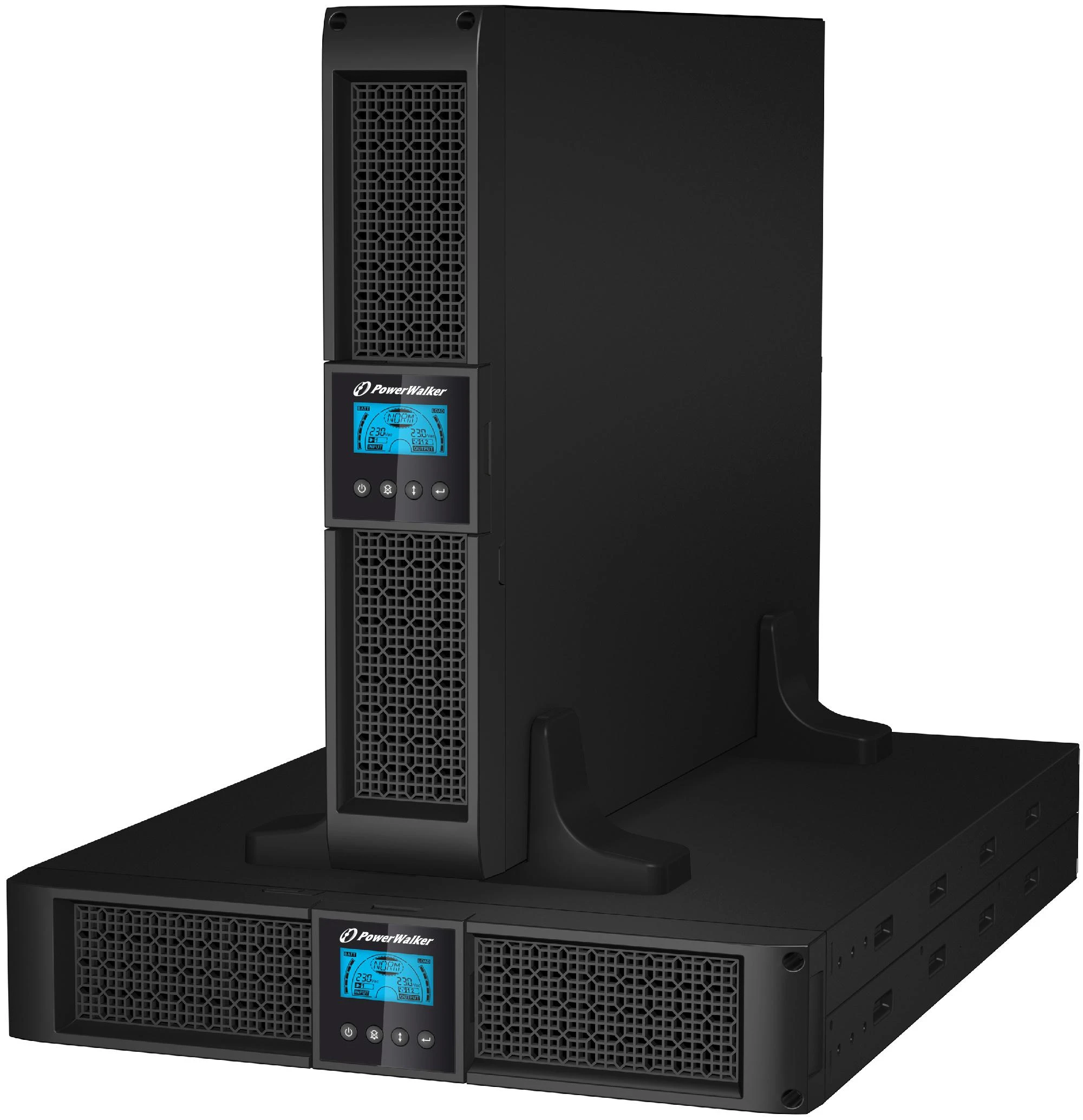 POWERWALK VI 3000 RT LCD HID Power Walker UPS Line-Interactive 3000VA, 19 2U, 8x IEC, RJ11/RJ45, USB, LCD