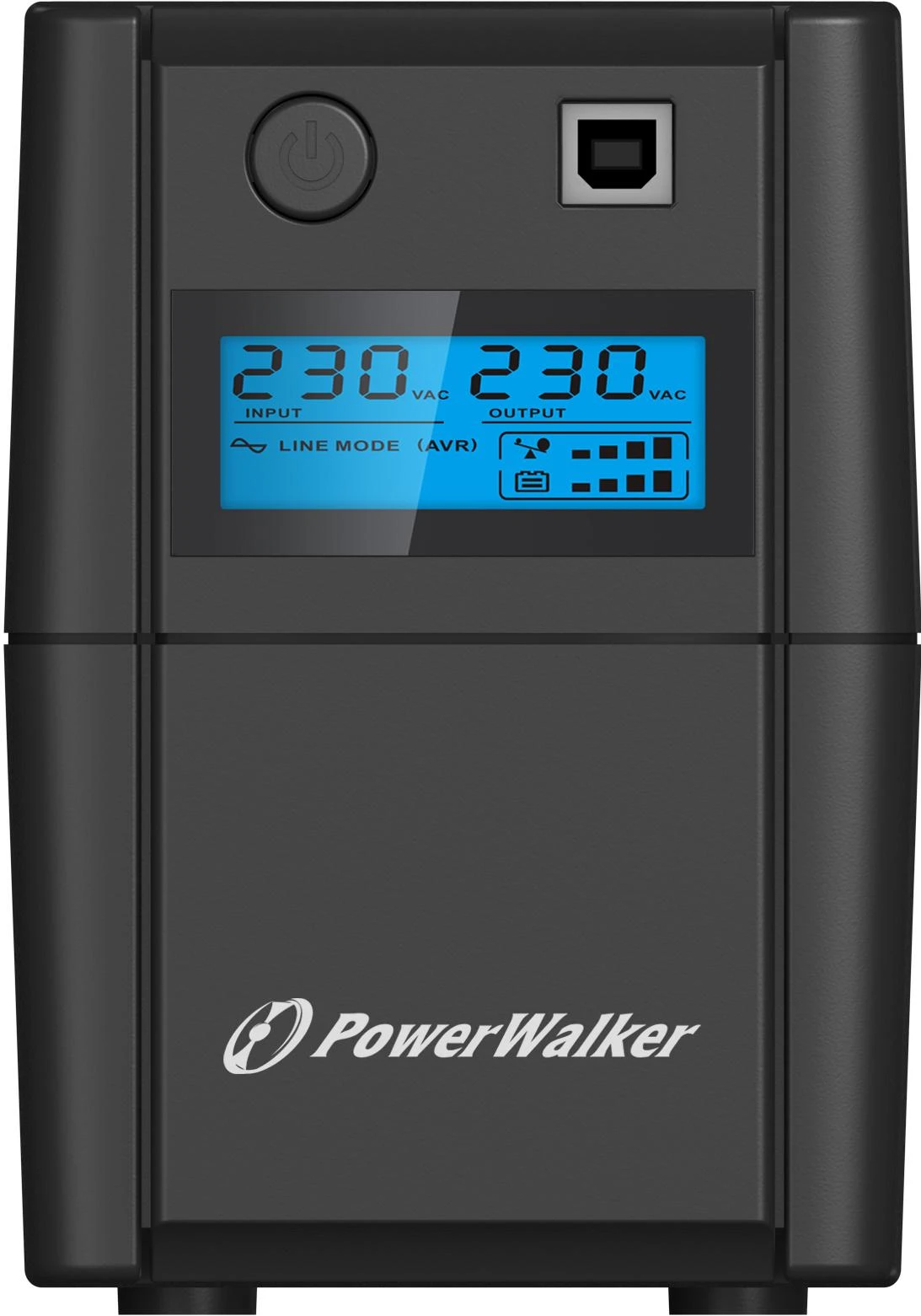 POWERWALK VI 850 SHL Power Walker UPS LINE-INTERACTIVE 850VA, 2X SCHUKO, RJ11 IN/OUT, USB, LCD