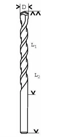 Bosch Grąžtas betonui,12x400mm CYL-3 Sidabrinis Percussion