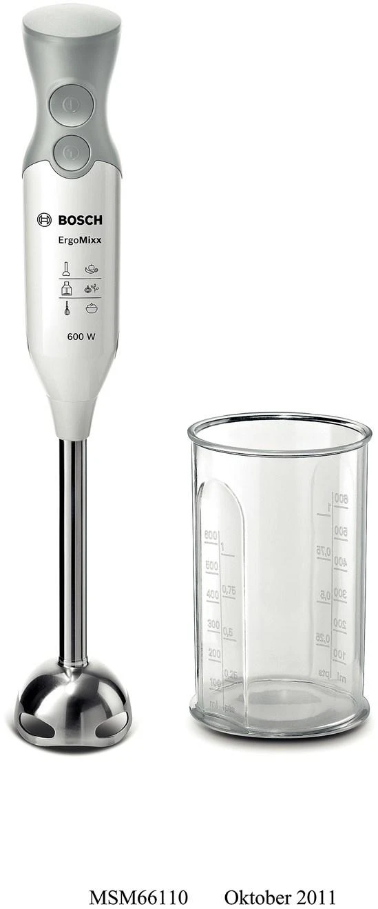Bosch BOSCH MSM66110 Maišytuvas Bosch MSM66110 baltas