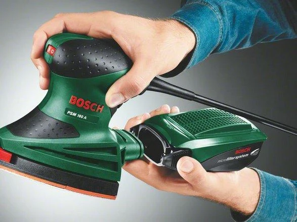 Trikampis šlifuoklis Bosch PSM 160 A