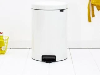 Šiukšlių dėžė su pedalu Brabantia NewIcon, 20 l, Balta