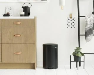 Brabantia Šiukšlių dėžė, NewIcon, 20L - Matt Juodas
