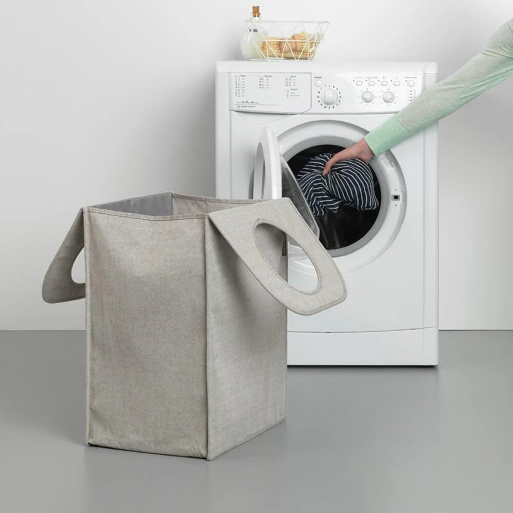 Brabantia Skalbinių krepšiai stač. formos 55l - Pilkas