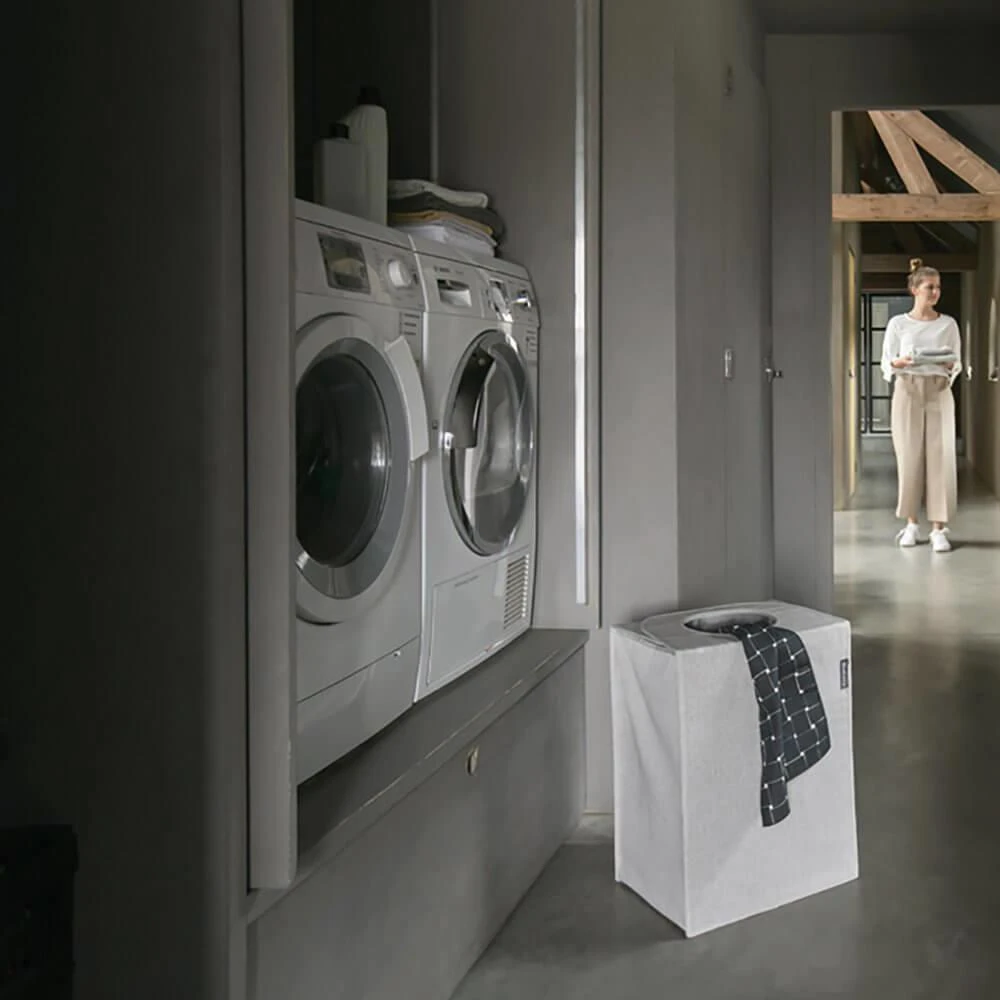 Brabantia Skalbinių krepšiai stač. formos 55l - Pilkas