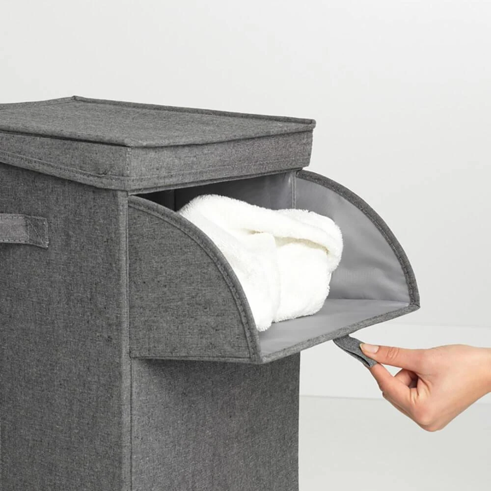 Brabantia Kraunamas skalbinių krepšys 35L - Pepper Juodas
