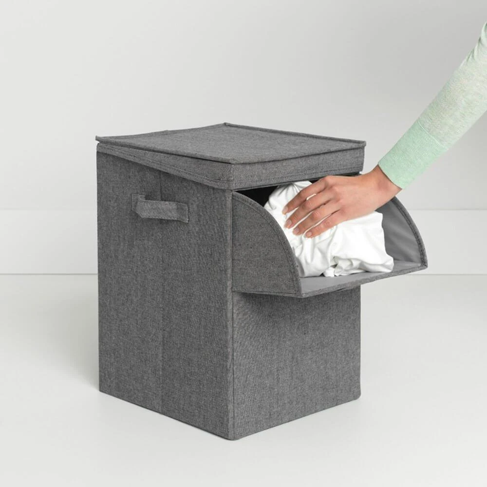 Brabantia Kraunamas skalbinių krepšys 35L - Pepper Juodas