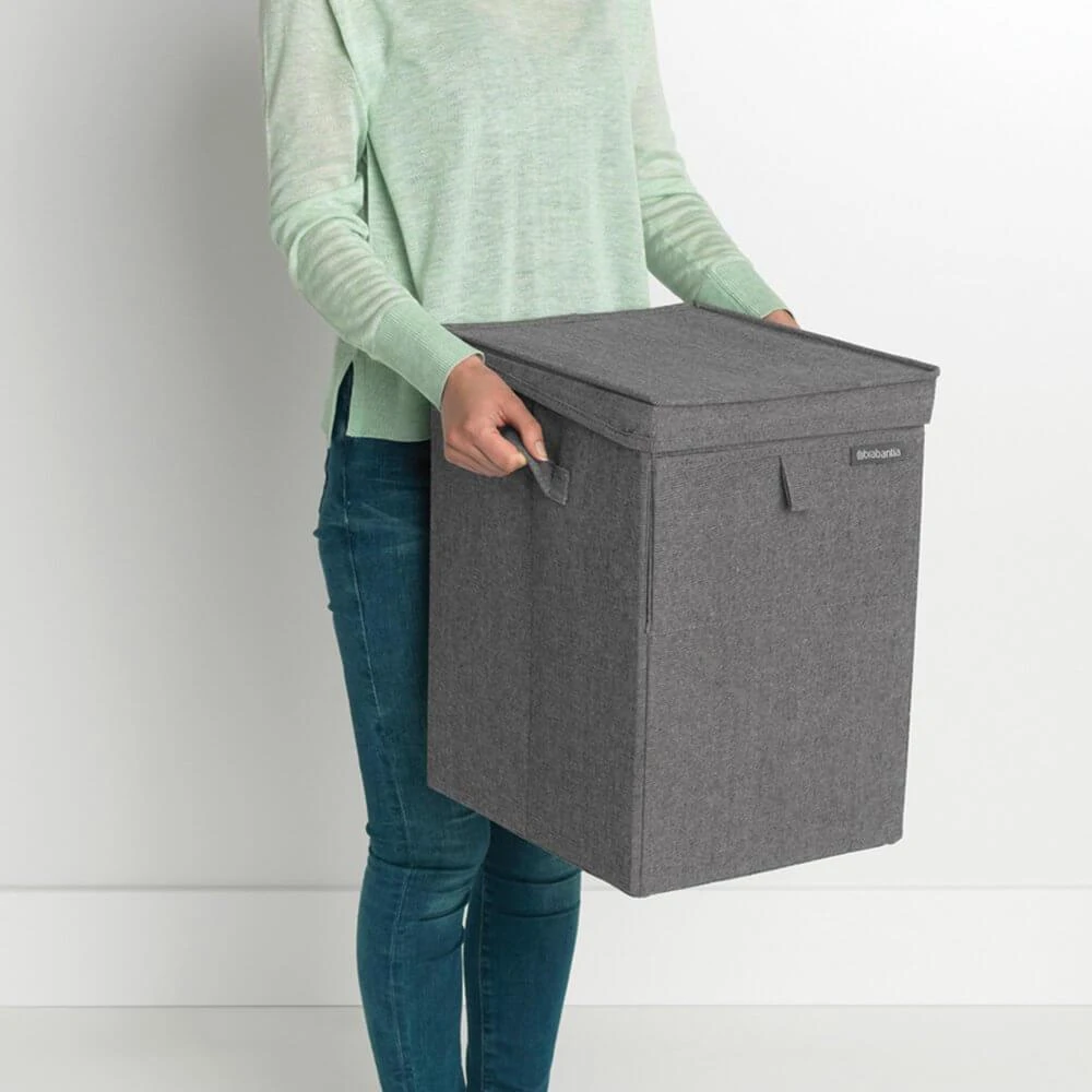 Brabantia Kraunamas skalbinių krepšys 35L - Pepper Juodas
