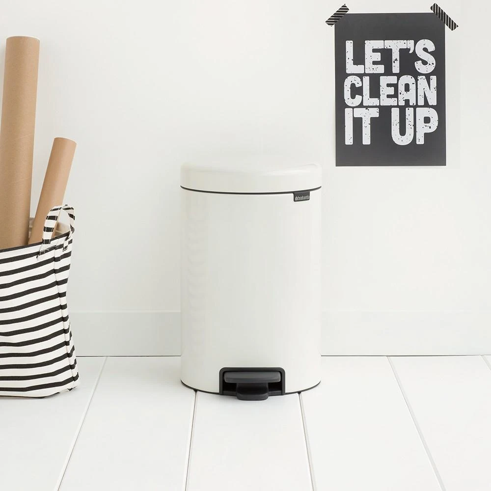 Brabantia Šiukšlių dėžė, NewIcon, 12L - Baltas