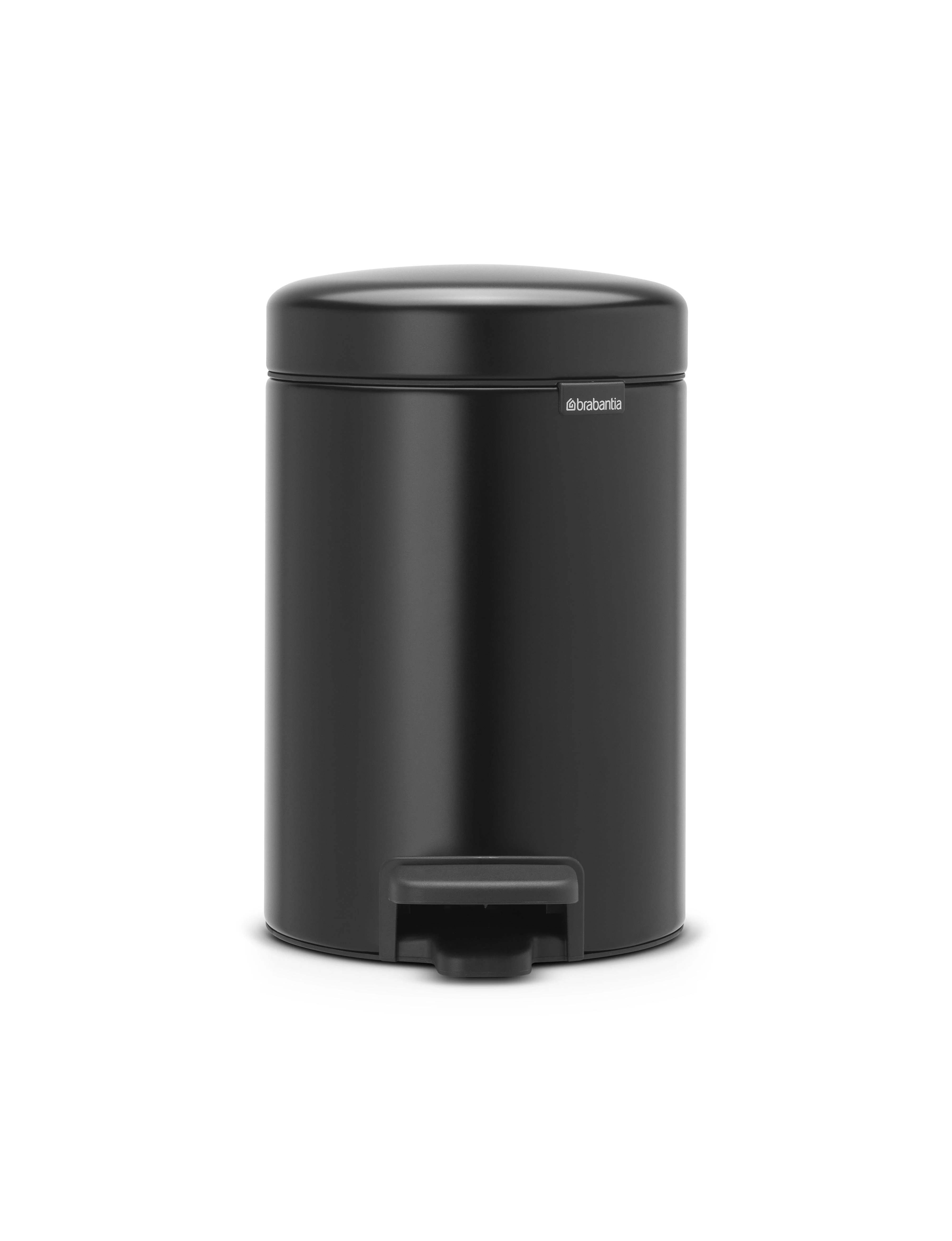 Šiukšliadėžė Brabantia 3 L, 11 33 21 juoda matinė