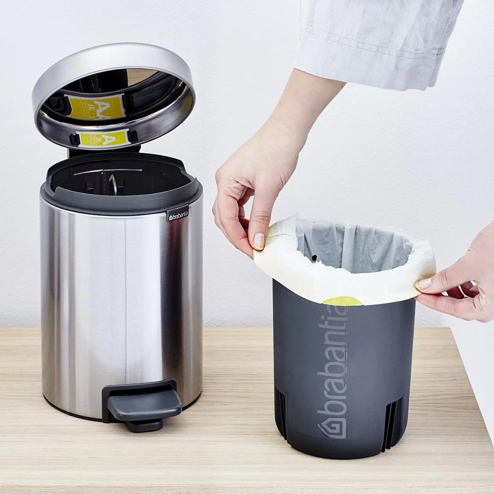 Šiukšliadėžė Brabantia 3 L 11 21 64 satino