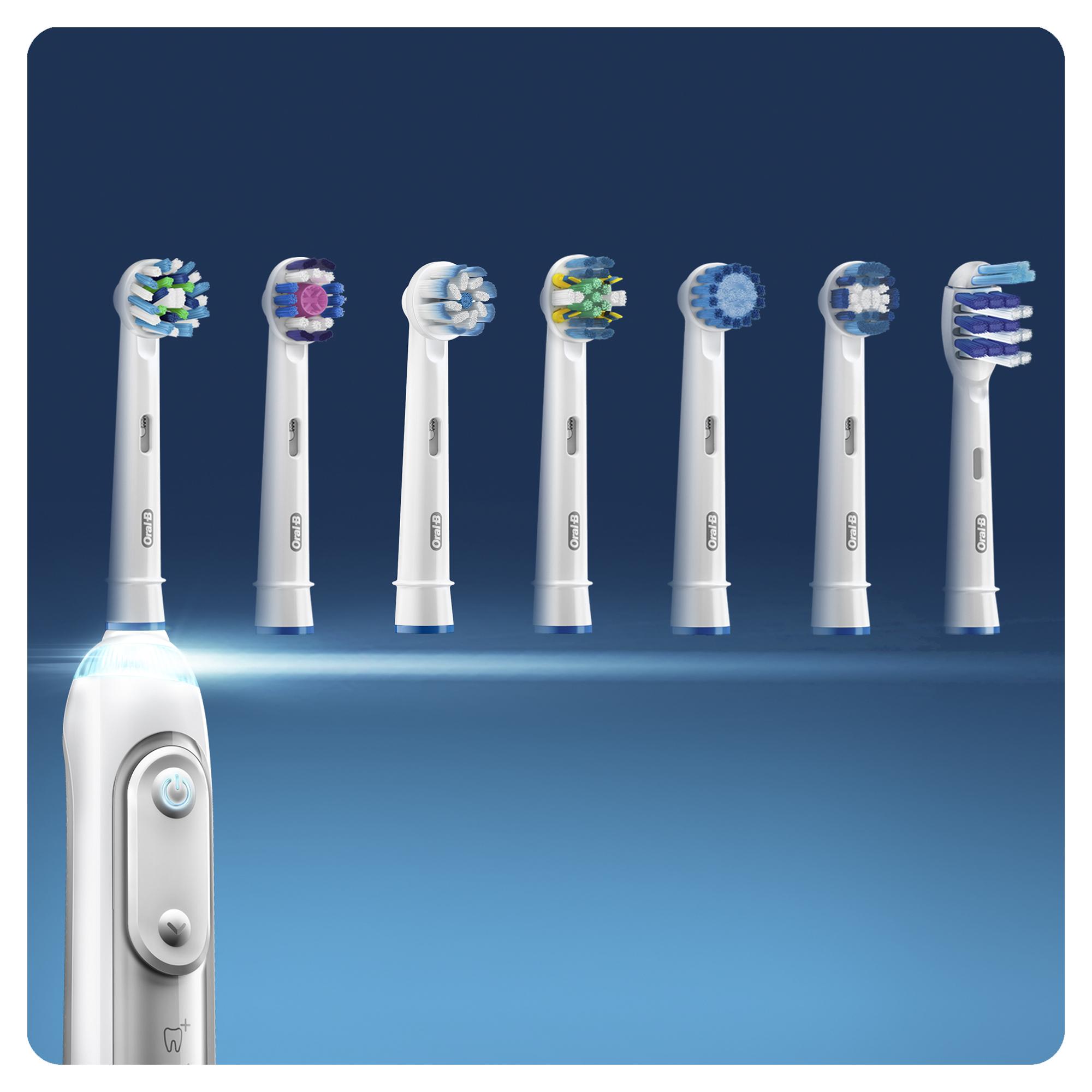Dantų šepetėlis Oral-B CrossAction 80248026 dantų šepetėlio galvutė 2 vnt Mėlyna, Balta
