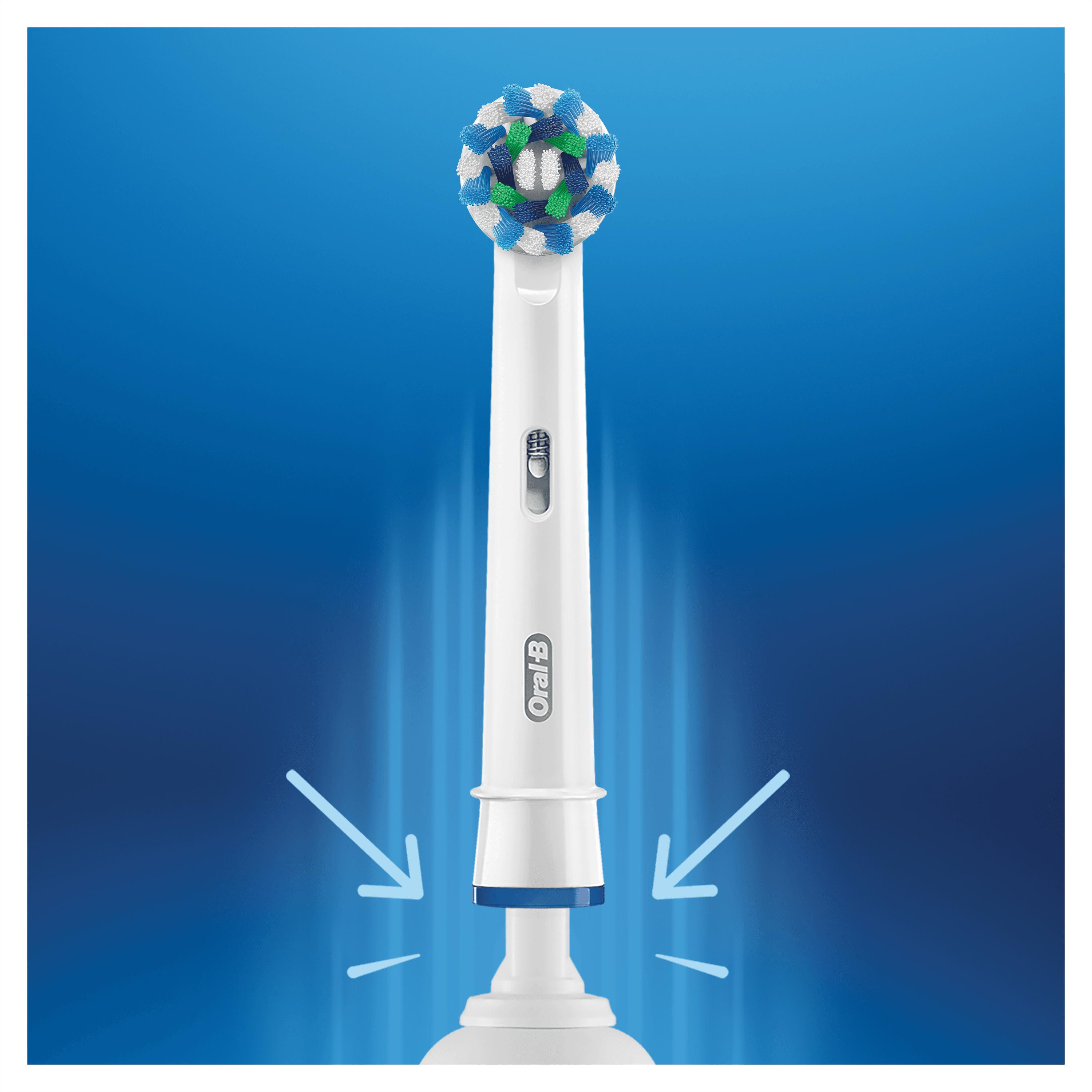 Oral-B CrossAction keičiama dantų šepetėlio galvutė 3 vnt