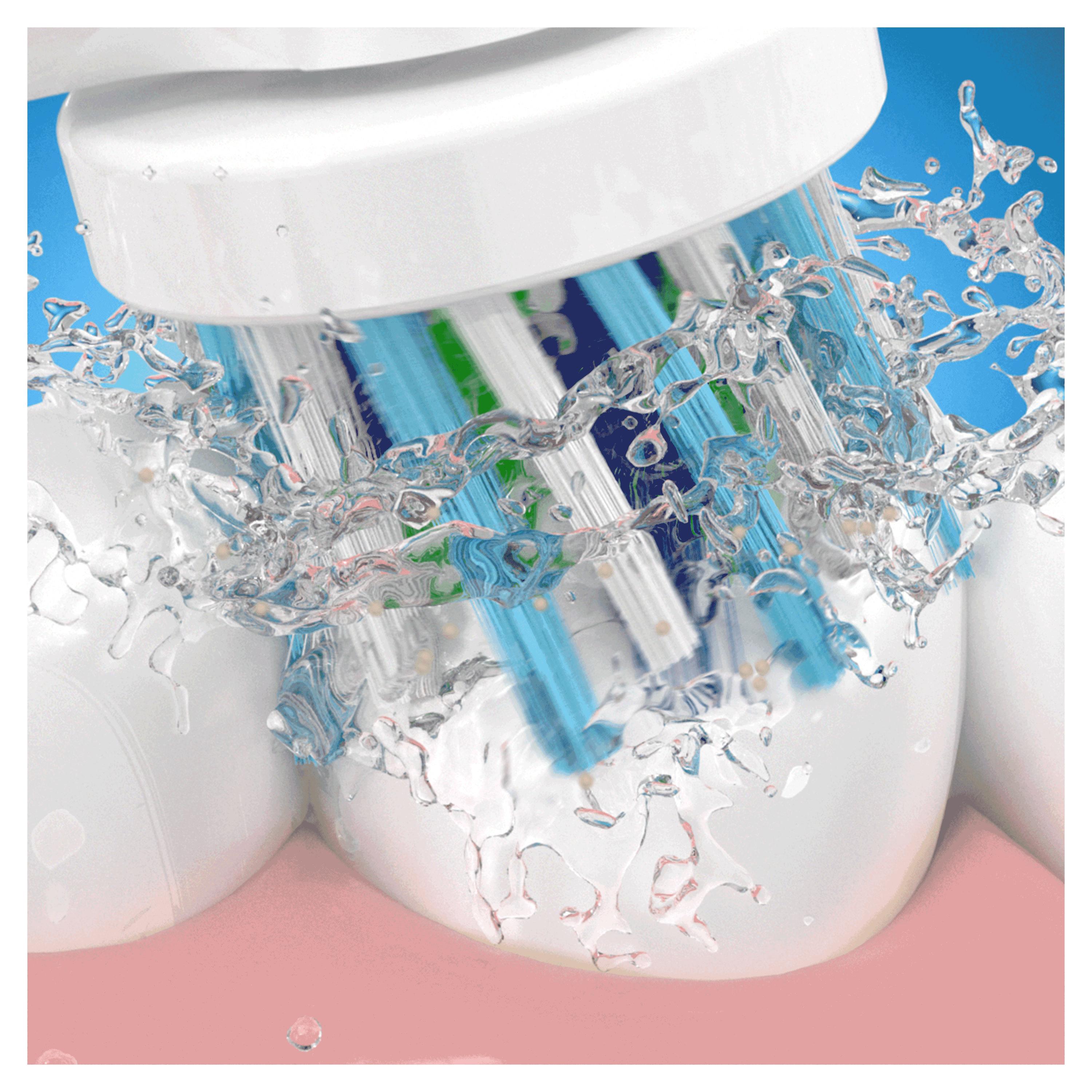 Oral-B CrossAction keičiama dantų šepetėlio galvutė 3 vnt
