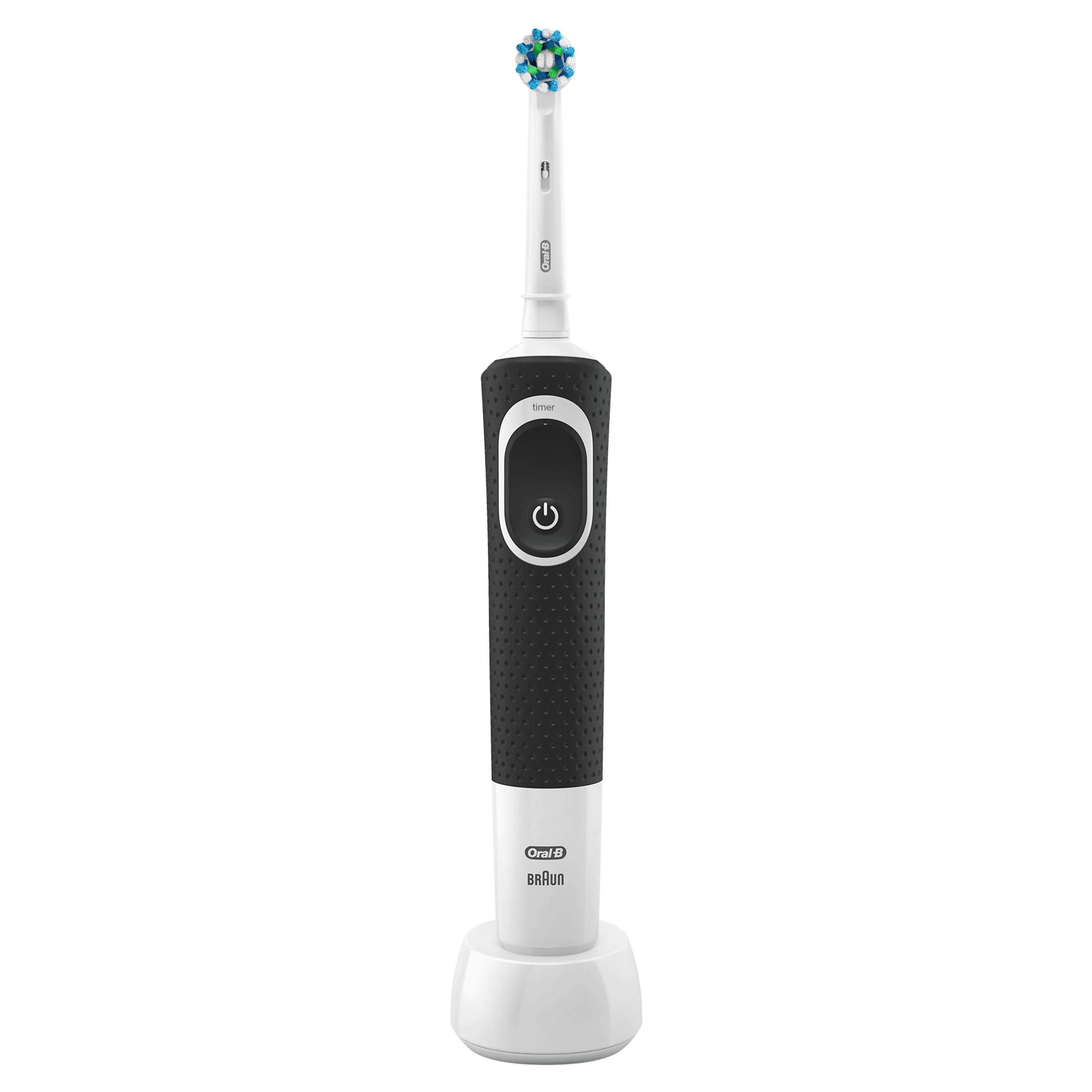 Braun Oral-B Vitality 80312499 elektrinis dantų šepetėlis Suaugusiems Besisukantis vibruojantis dantų šepetėlis Juoda, Balta