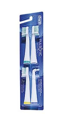 Dantų šepetėlio antgaliai Oral-B Pulsonic 4 vnt Balta
