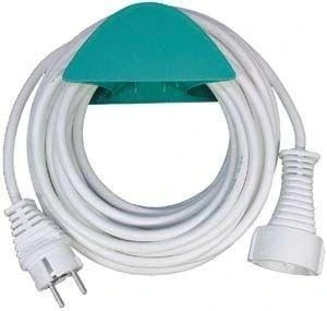Brennenstuhl ilgiklis CEE 7/7 , CEE 7/4 (Schuko), 10m , Baltas1168460 / DEL-118K
