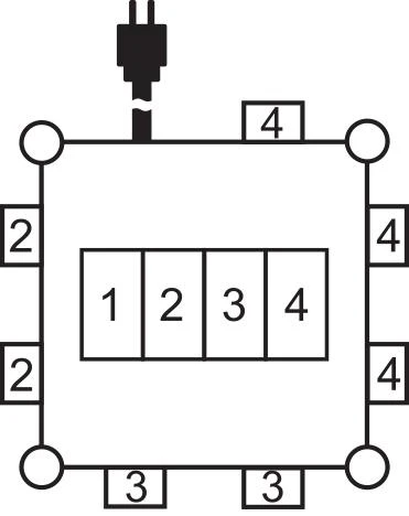 Brennenstuhl maitinimo skirstytuvas BSV 3-FI / TPE