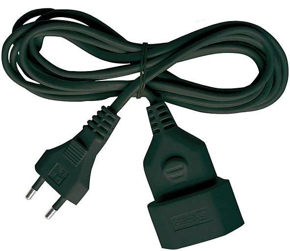 Brennenstuhl Ilgiklis, CEE 7/16 , IEC 60906-1, max 250V / 2.5A, 5m , Juodas 1161800 / DEL-118D