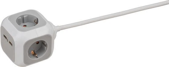 Brennenstuhl Brennen ALEA-Power Ilgiklis, 4 CEE lizdai, 2 USB-įkrovimo lizdai 1,4m / GT-673