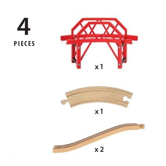 BRIO – lenktas tiltas (33699)