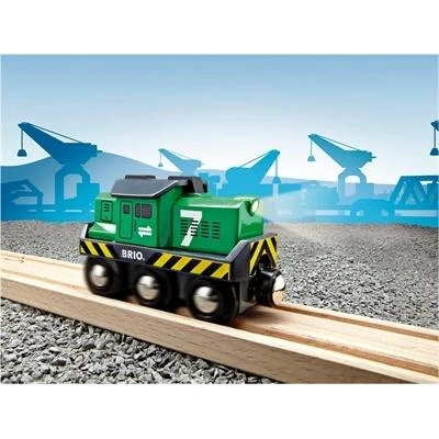 Ravensburger BRIO - Krovinių akumuliatorinis lokomotyvas (33214)