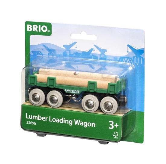 Brio Railway BRIO vagonas medienai vežti 33696