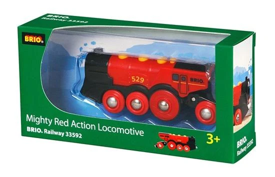Ravensburger Brio geležinkelis BRIO garvežys Mighty Raudona, raudonas, 33592 (Atnaujinta)