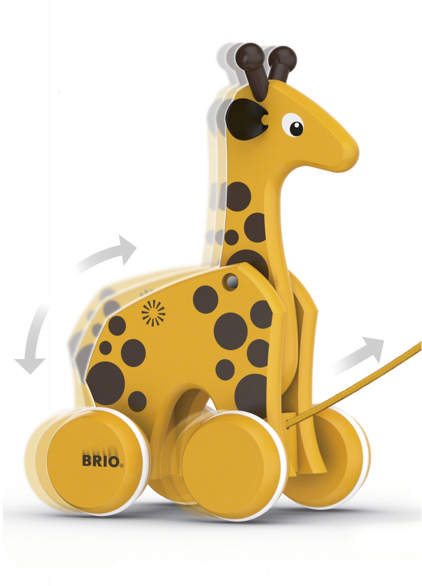 BRIO – traukiama žirafa (30200)