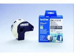 Brother DK-11219 Apvalios etiketės Balta