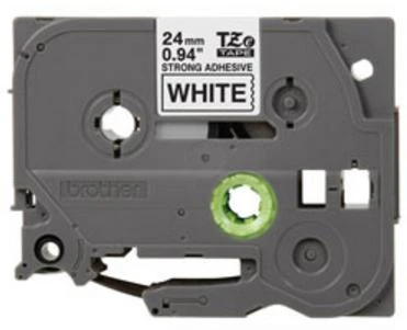 Brother | TZe-S251 Strong Adhesive Laminated Tape | Juodas on Baltas | TZe | 8 m | 2.4 cm