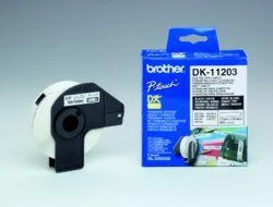 Brother DK-11203 etikečių juostelė Juoda ant baltos