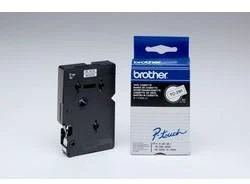 Brother taśma balta TC-241 nadruk juoda