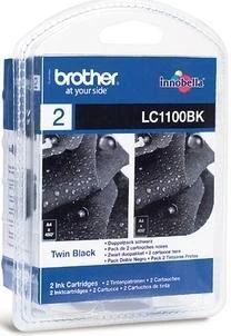 Rašalo kasetė Brother LC1100 juodas| 2vnt | DCP395CN/DCP585CW/DCP6690CW