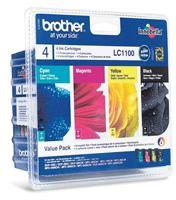 Rašalo kasetė Brother LC1100 CMYK | DCP395CN/DCP585CW/DCP6690CW