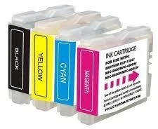 Brother LC-121 Multipack Ink Cartridge, Juodas, Cyan, Magenta, Geltona