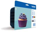 Brother LC-123 | Ink Cartridge | Juodas, Cyan, Magenta, Geltona