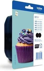 Rašalo kasetė Brother LC123BKBP2 Juodas dual pack | 600psl | MFC-J4510DW