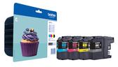Brother LC-123 | Ink Cartridge | Juodas, Cyan, Magenta, Geltona