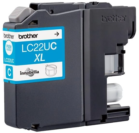 Brother LC-22UC | Rašalo kasetė | Žydra spalva