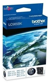Brother LC985BK rašalo kasetė, Juodas