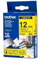 Brother Brolis Brolis tasma TZE-631 (juodas ant geltono)