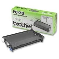 Brother PC-70 fakso reikmuo 140 puslapiai Juoda Fakso kasetė + juosta 1 vnt