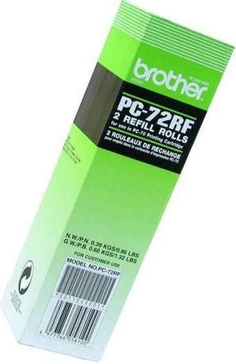 Brother PC-72RF fakso reikmuo 144 puslapiai Juoda Fakso juosta 2 vnt