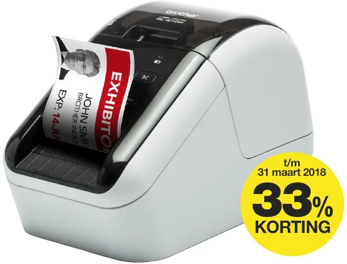 QL800 Brother lipdukų spausdintuvas ( printeris ) spausdina raudonai ir juodai (Nemokamas pristatymas) (Nemokamas pristatymas)