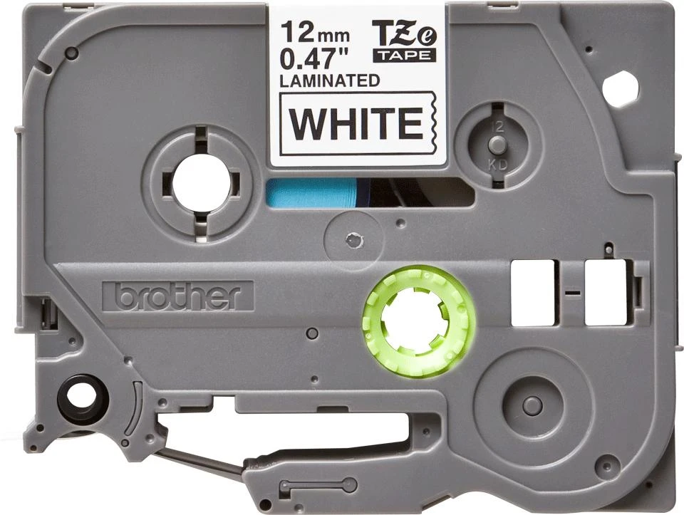 Brother | TZ-231 Laminated Tape | Juodas on Baltas | TZe | 8 m | 1.2 cm