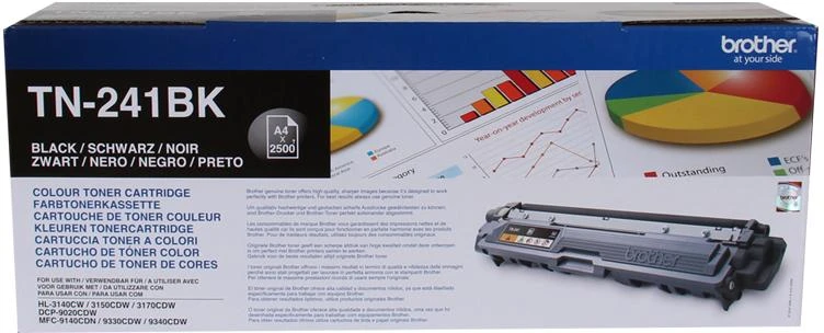 Brother TN-241BK | Toneris Cartridge | Juodas
