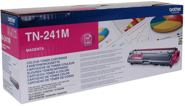 BROTHER TN-241M TONERIS MAGENTA 1400P