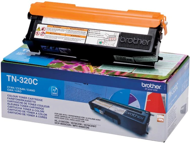 Brother TN-320, žalsvai mėlynas dažiklis Brother